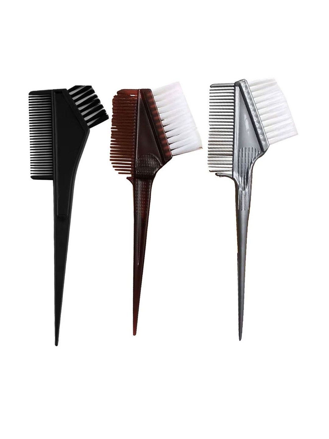 

GORGIO PROFESSIONAL Set Of 3 Die Brush With Comb GDB 002, Black