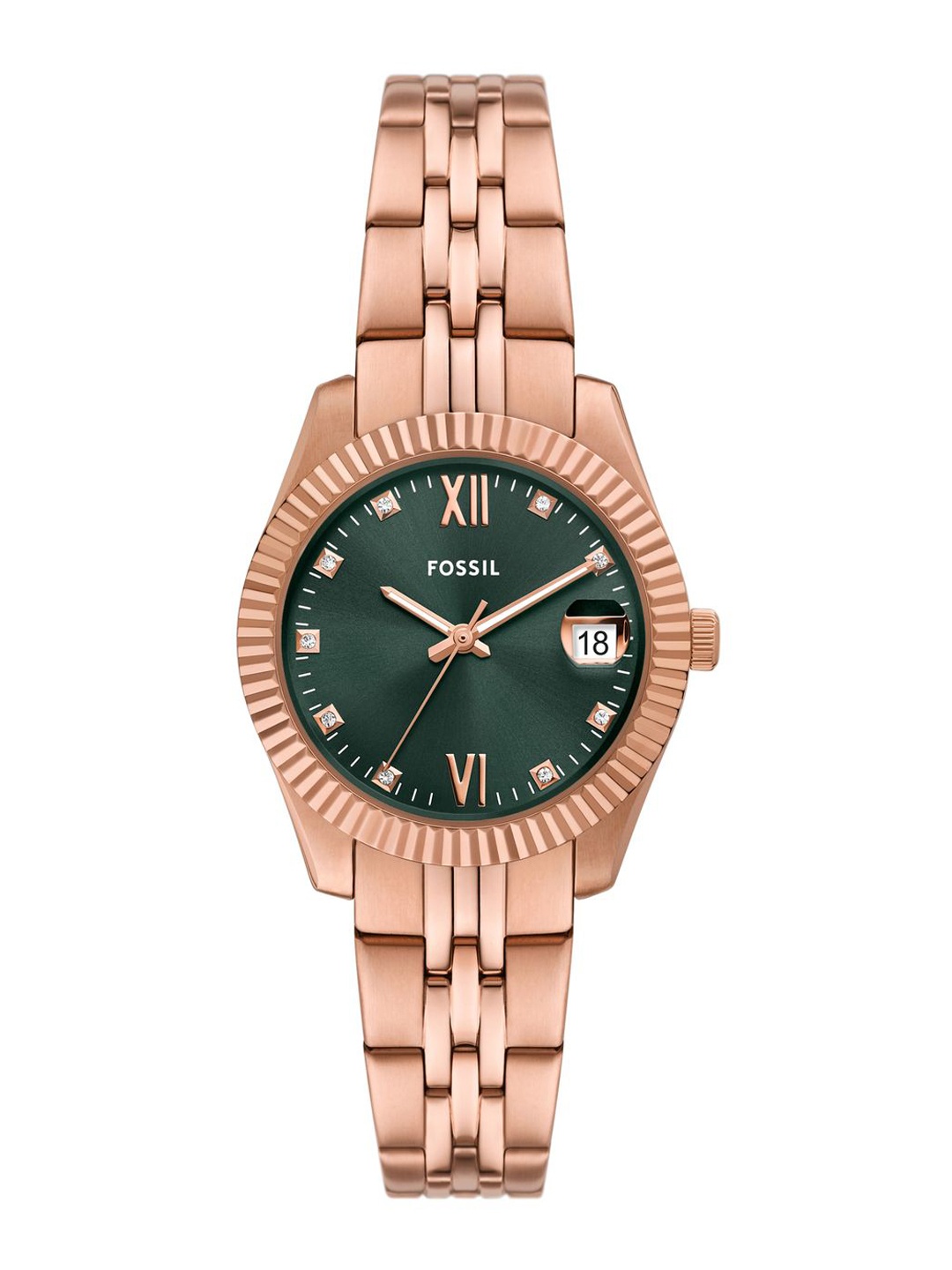 

Fossil Women Dial & Stainless Steel Straps Analogue Watch AK_ES5369, Rose gold