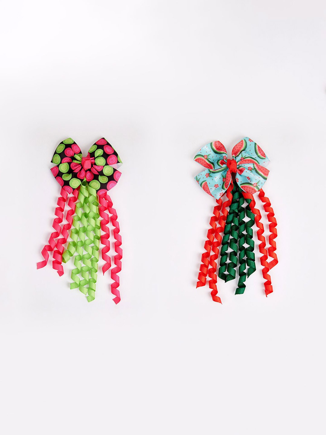 

RIBBON CANDY Set Of 2 Girls Alligator Hair Clips, Green