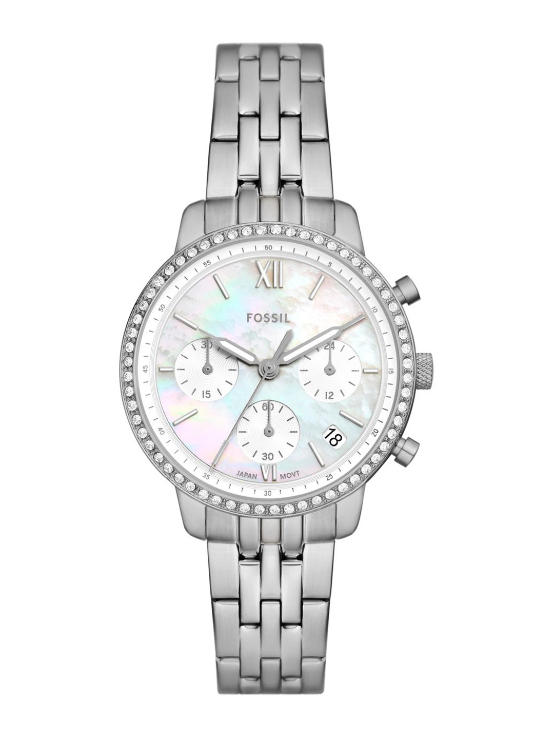 

Fossil Women Dial & Stainless Steel Straps Analogue Watch AK_ES5357, Silver