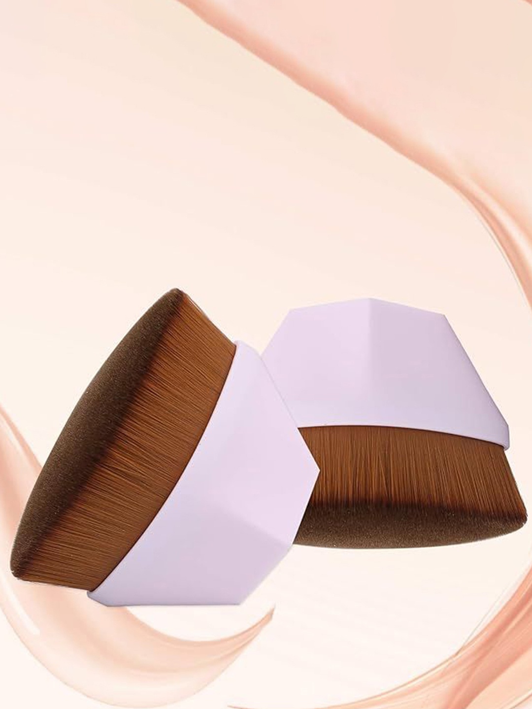 

Makeup By Siti Hexagon Magic Foundation Makeup Brush, Pink