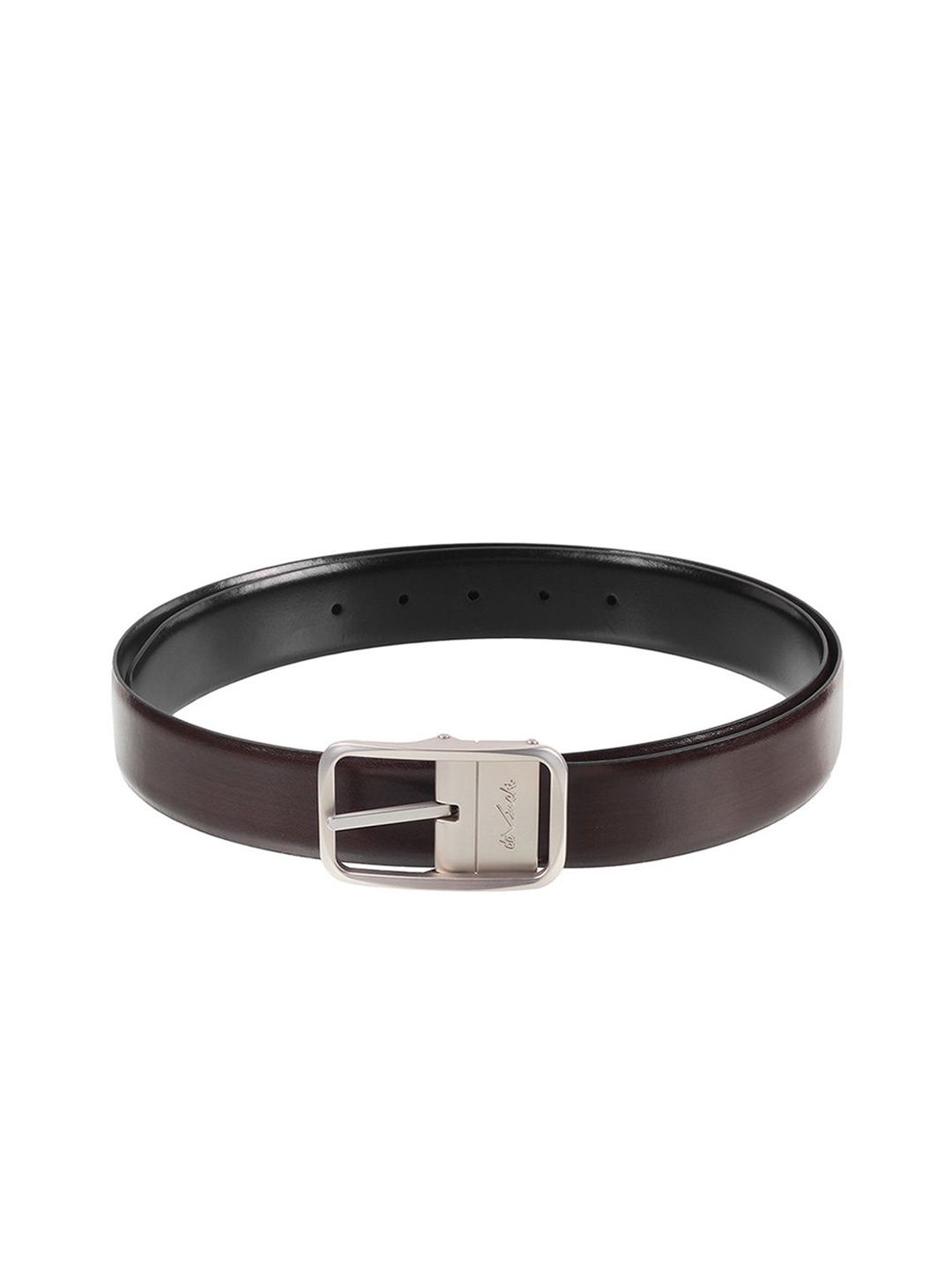 

Metro Men Textured Tang Closure Leather Reversible Belt, Brown