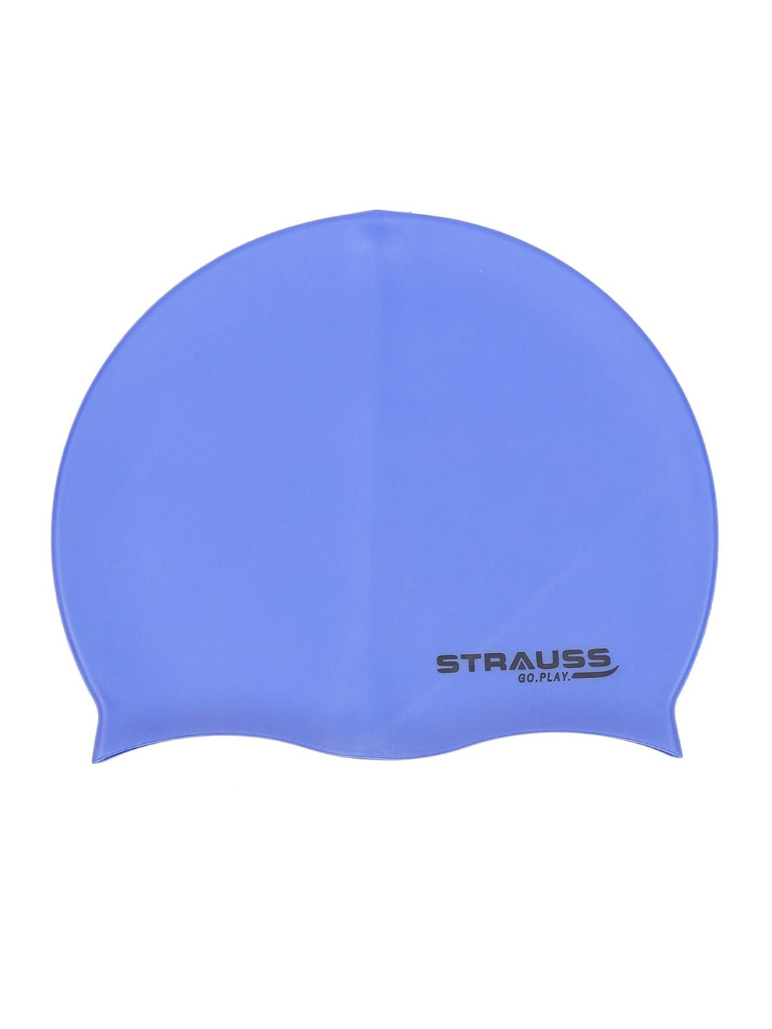 

STRAUSS Non Slip Swimming Cap With Ear Protector, Blue