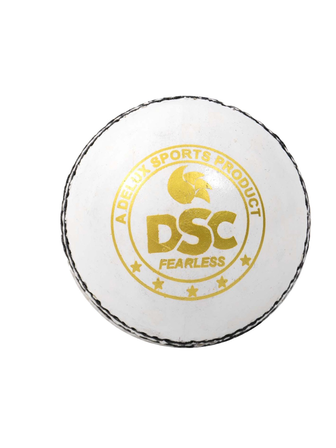 

DSC Red Dot Leather Cricket Ball (White)