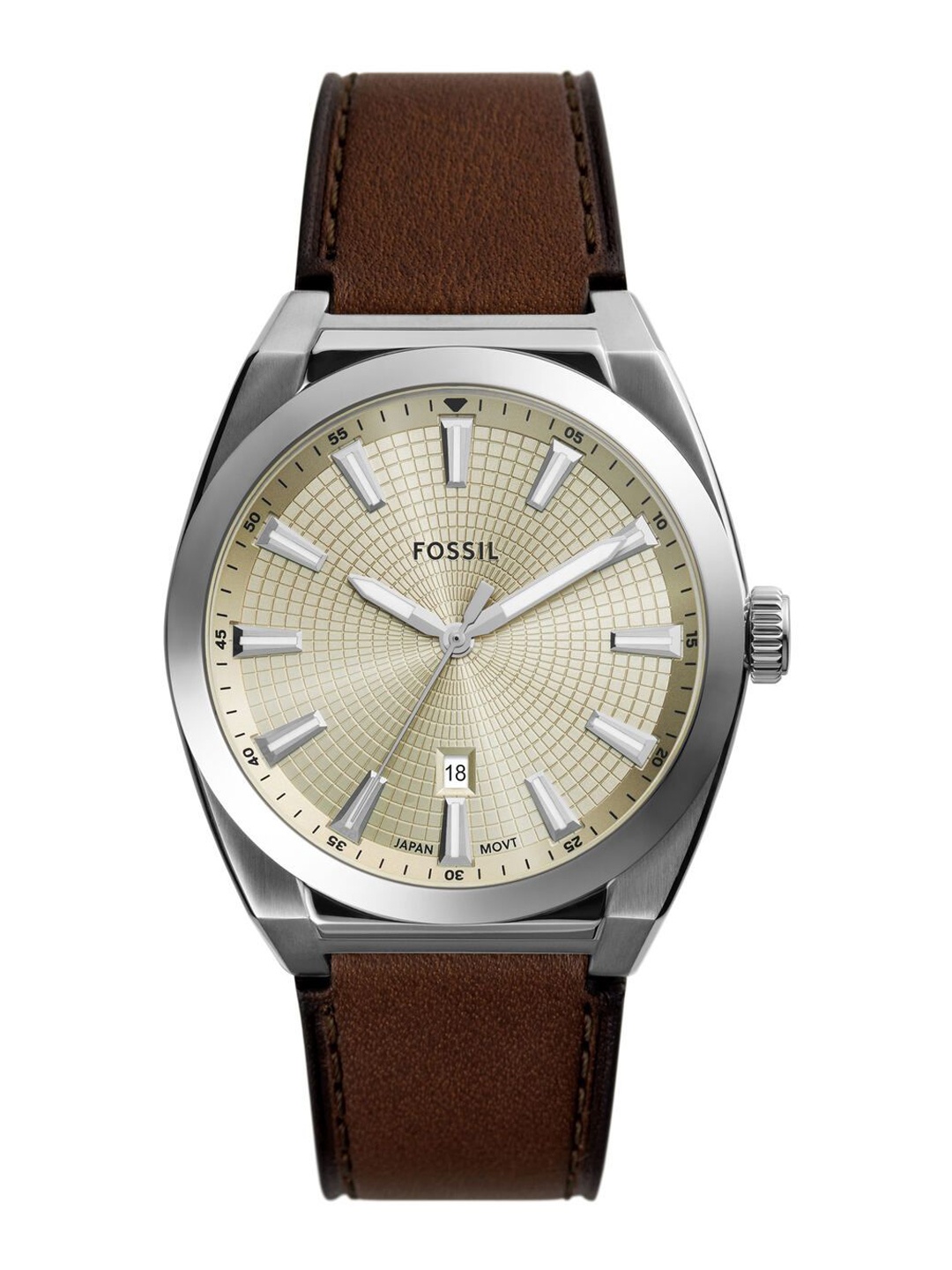 

Fossil Men Dial & Leather Straps Analogue Watch AK_FS6071, Brown