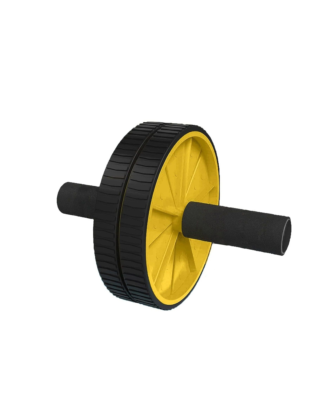 

Strauss Double Wheel Ab & Exercise Roller, Yellow
