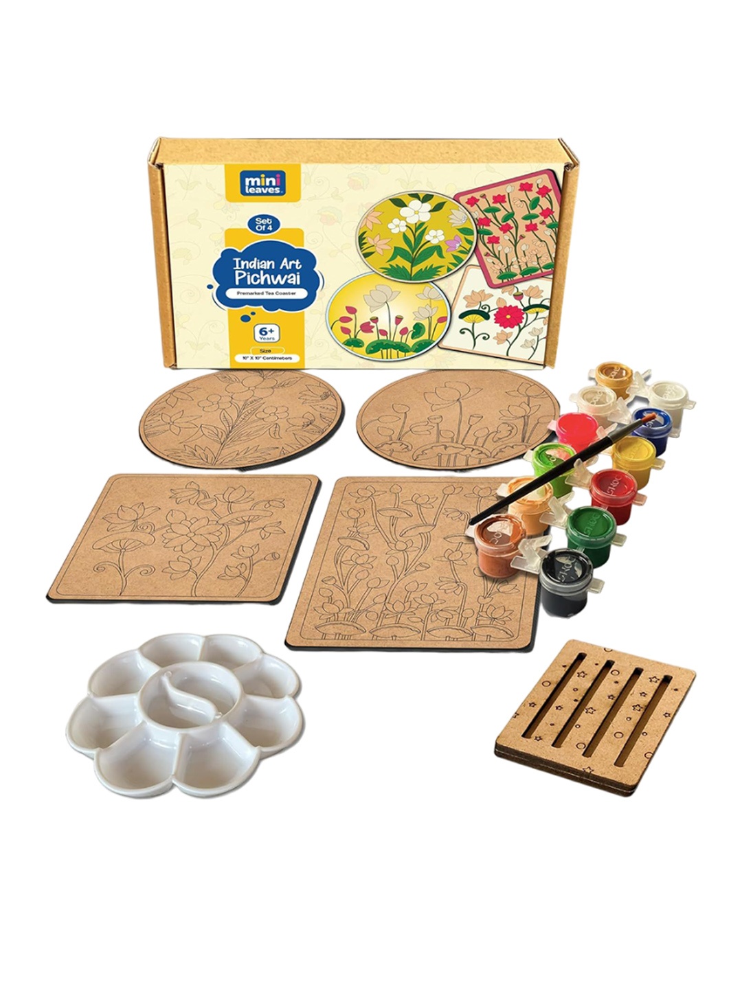 

Mini Leaves BPA Free Puzzles Toy Learning and Development Toys, Beige