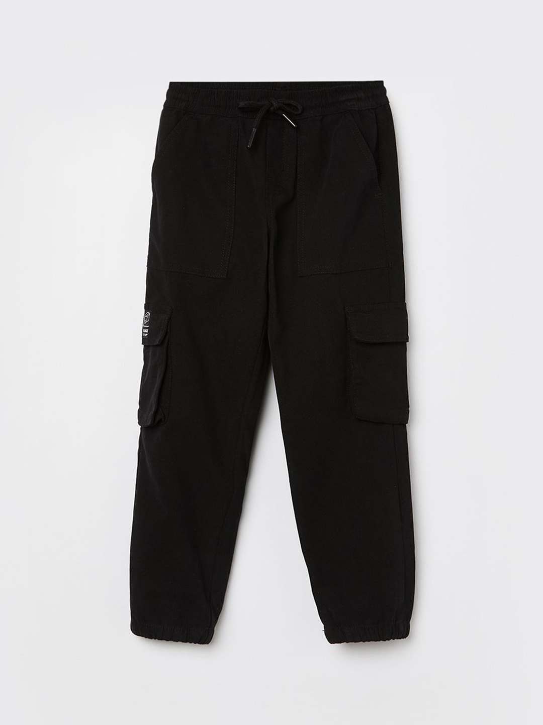 

Fame Forever by Lifestyle Boys Cargos Trousers, Black