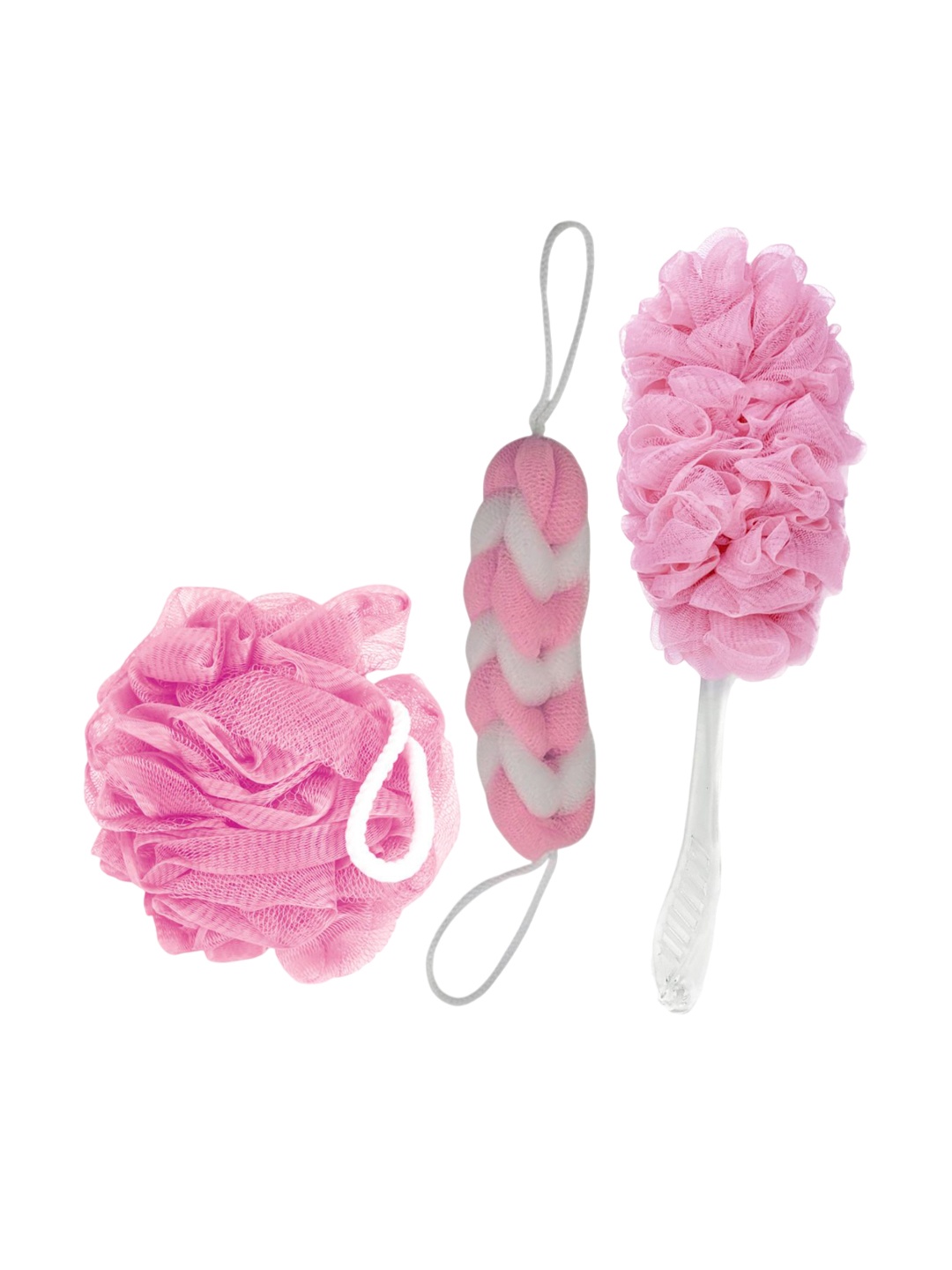 

CareDone Set Of 3 Bath Loofah - Pink