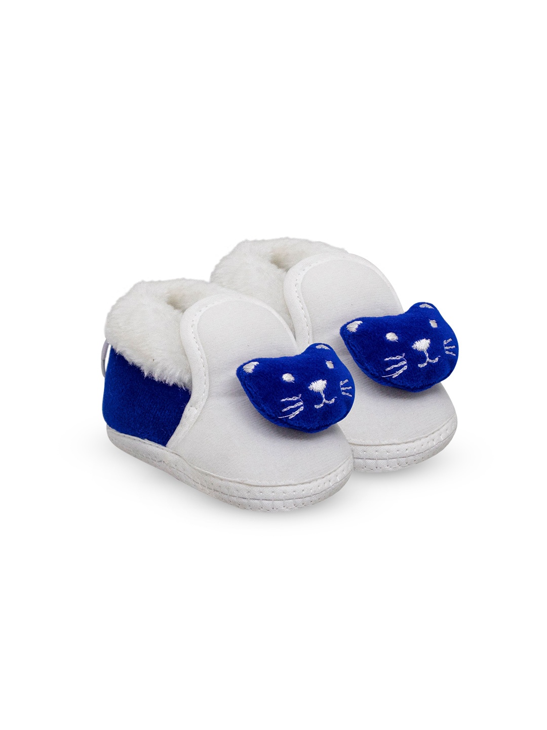 

BAESD Unisex Kids Velvet Booties, Blue