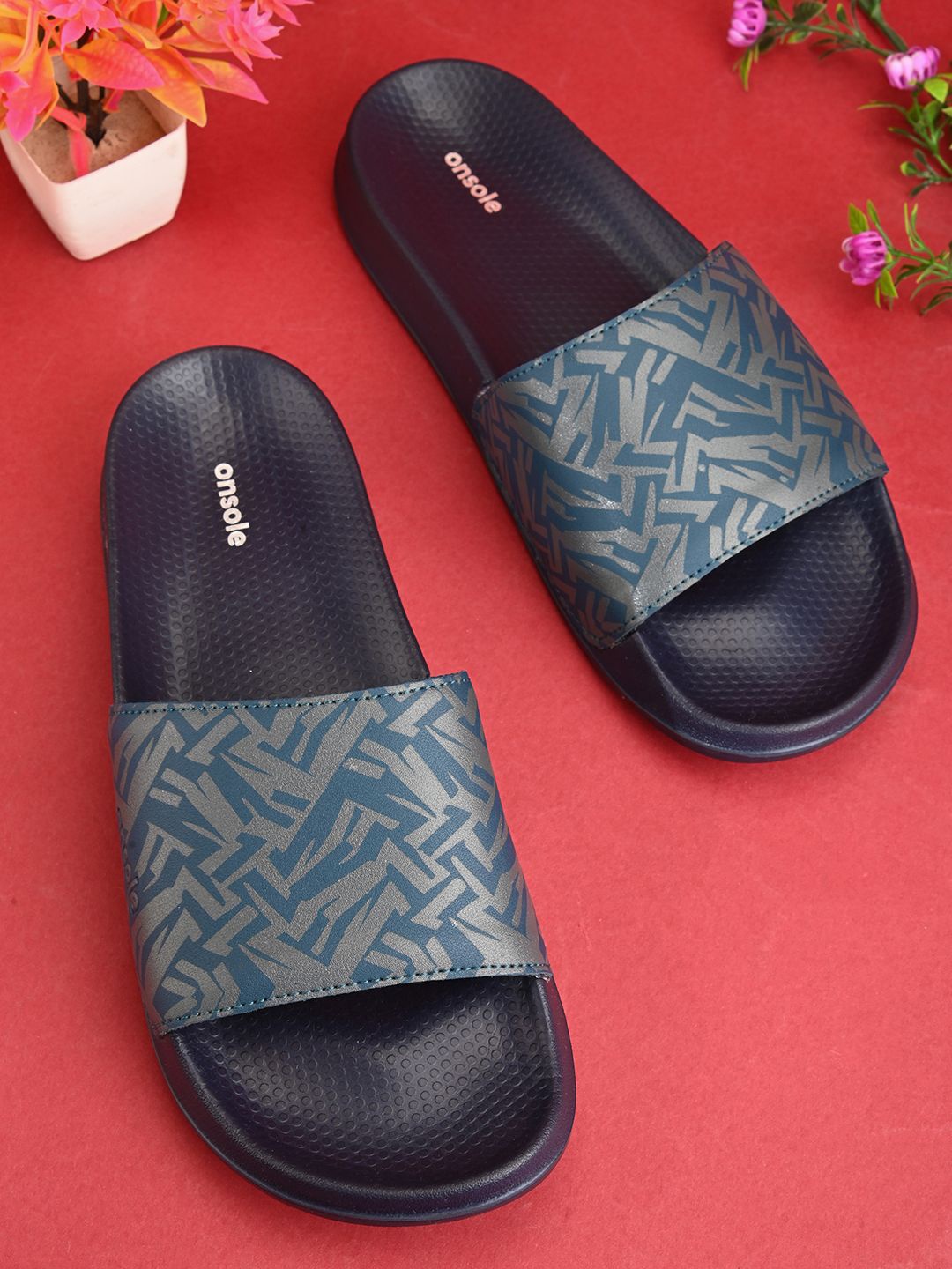 

ONSOLE Men Sliders, Navy blue