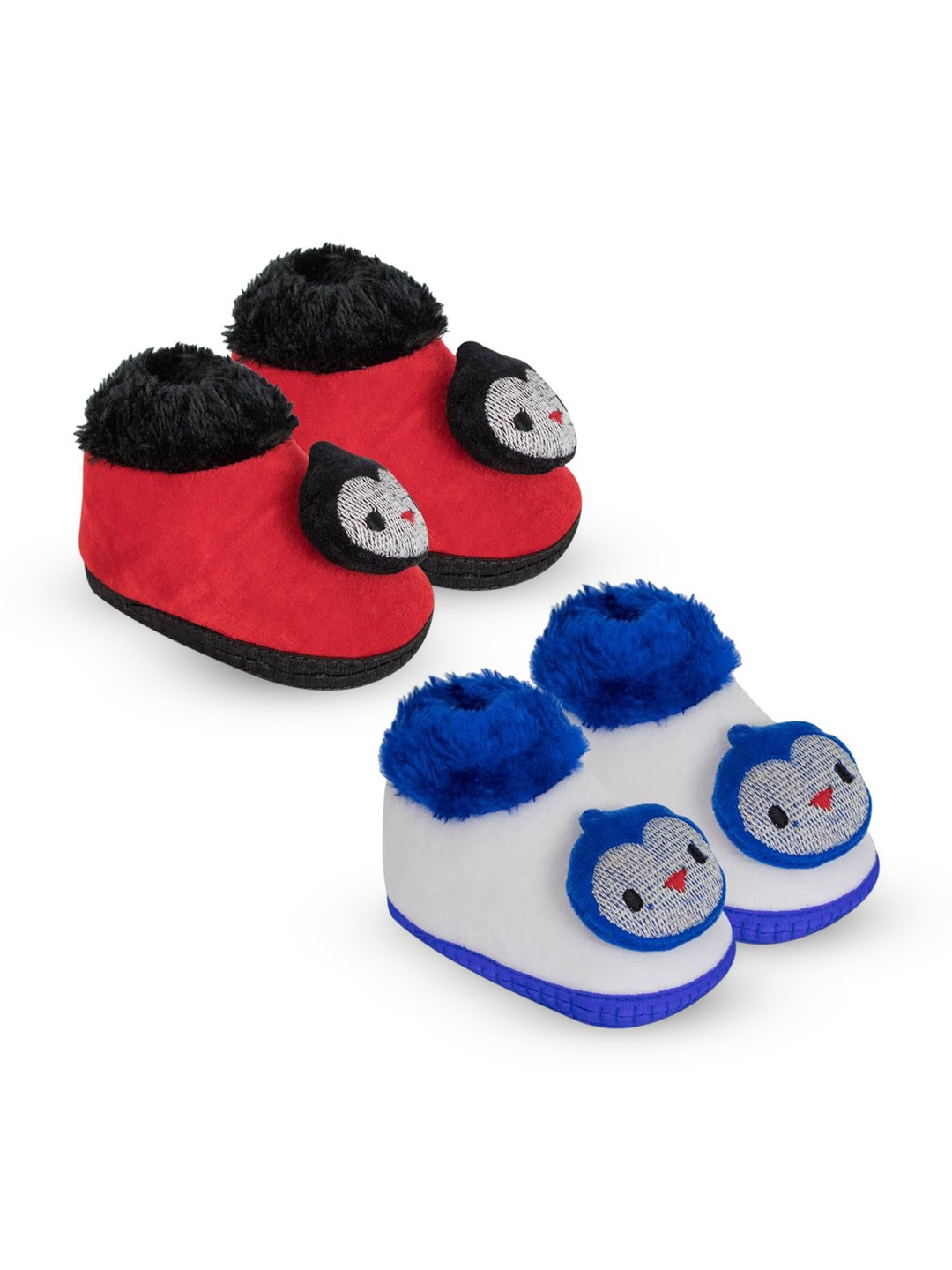 

BAESD Unisex Kids Cotton Booties, Red
