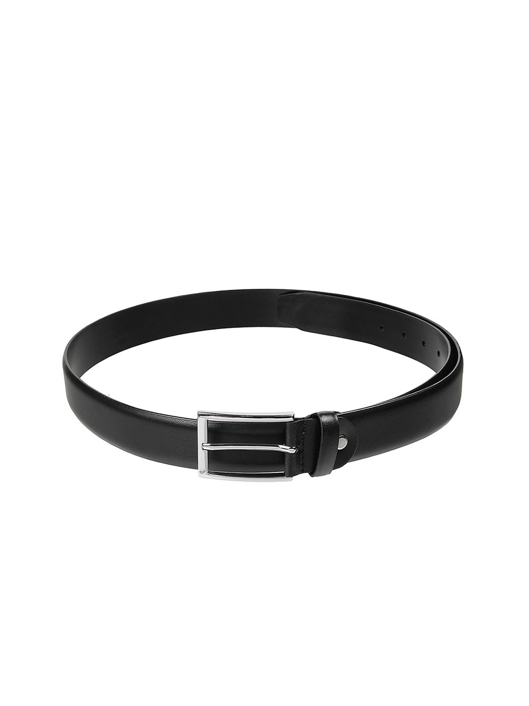 

Metro Men Textured Tang Closure Leather Belt, Black