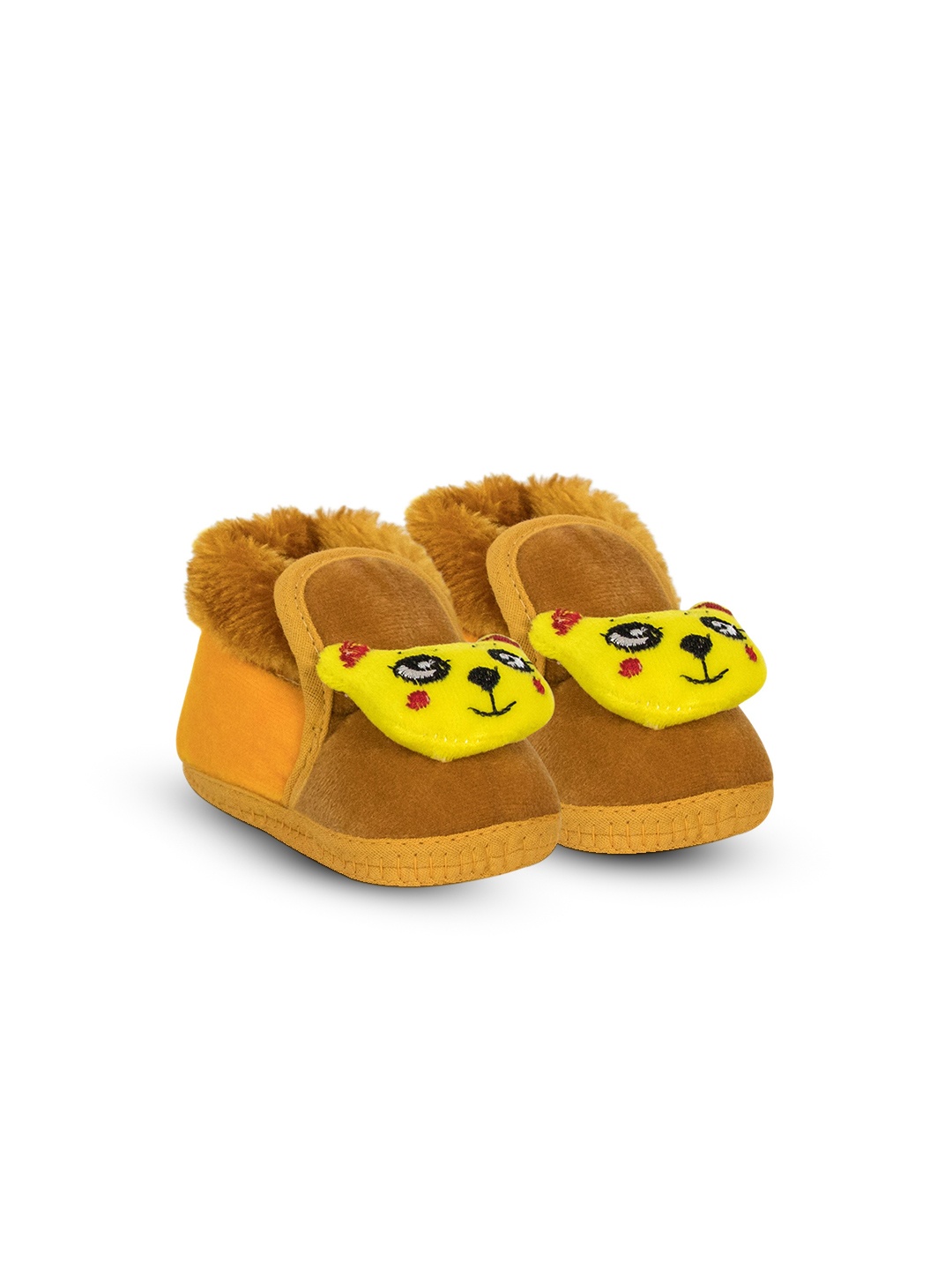 

BAESD Unisex Kids Cotton Booties, Brown