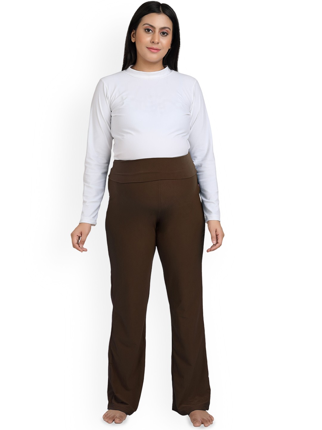 

Uzazi Stretchable Maternity Lounge Pants, Brown