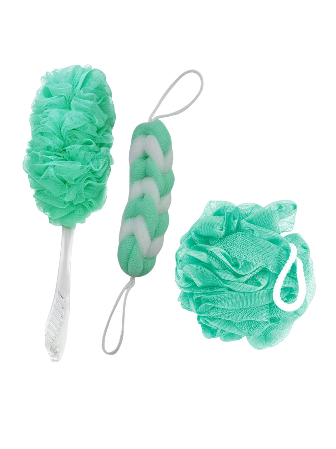 

CareDone Set Of 3 Bath Loofah - Green