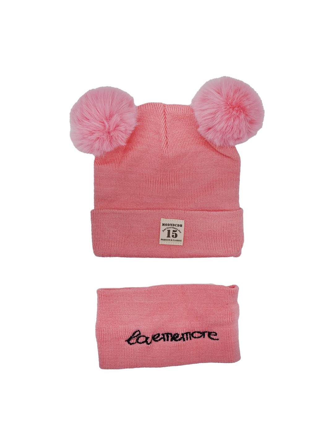 

SYGA Unisex Kids Woollen Beanie, Pink