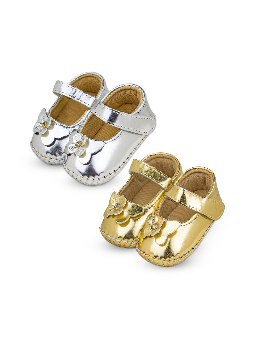 

BAESD Girls Booties, Silver
