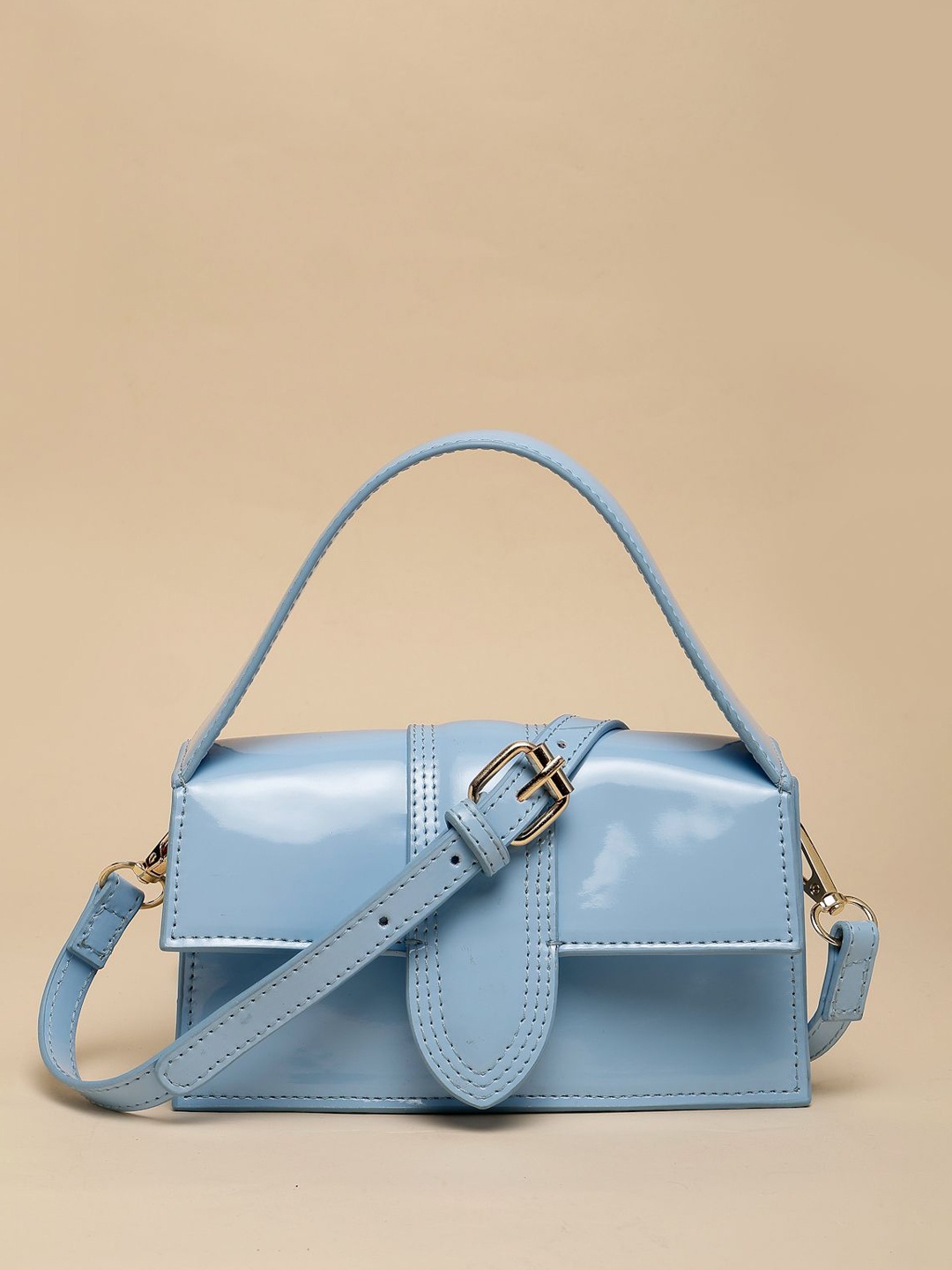 

DressBerry PU Sling Bag, Blue