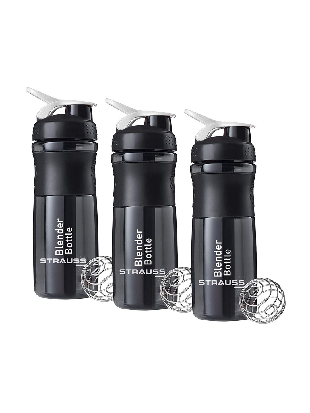 

STRAUSS Black & White Typography Printed Sipper BPA Free Water Bottle 760ml