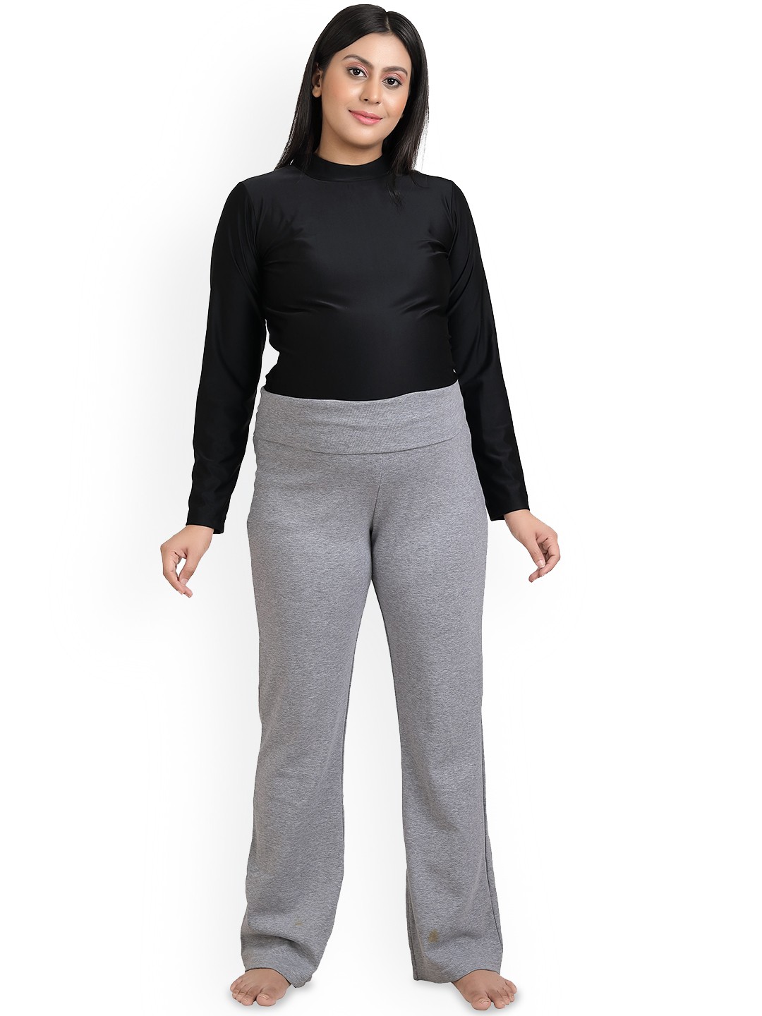 

Uzazi Ankle-Length Maternity Leggings, Grey melange