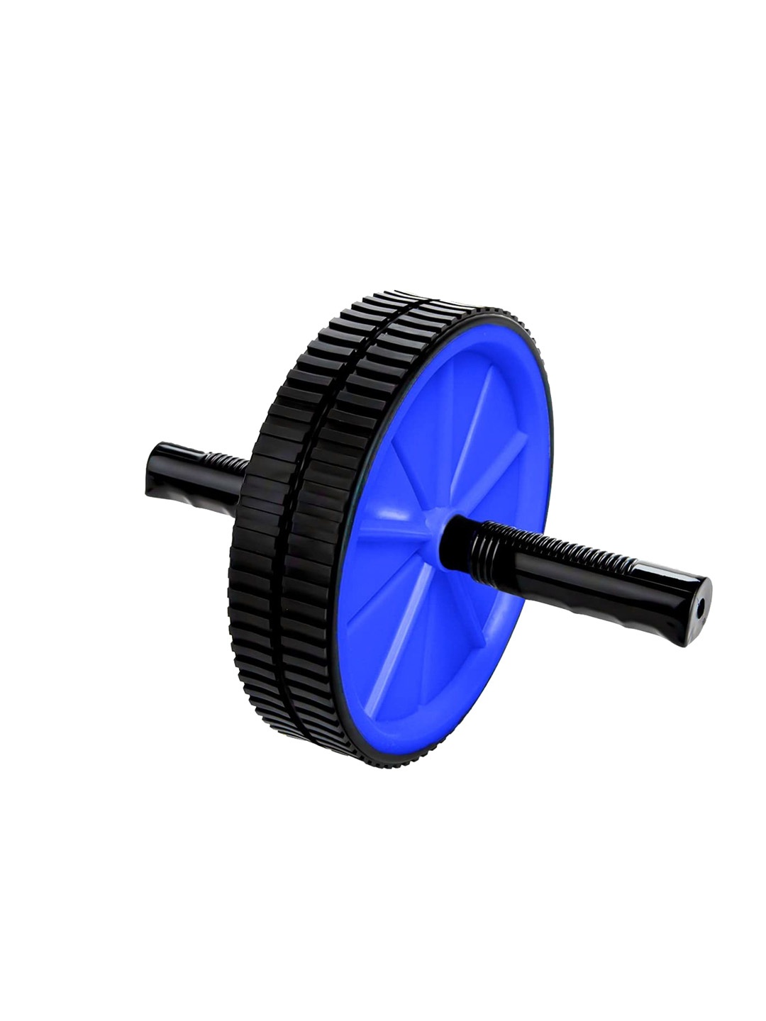 

Strauss Double Wheel Ab & Exercise Roller, Blue