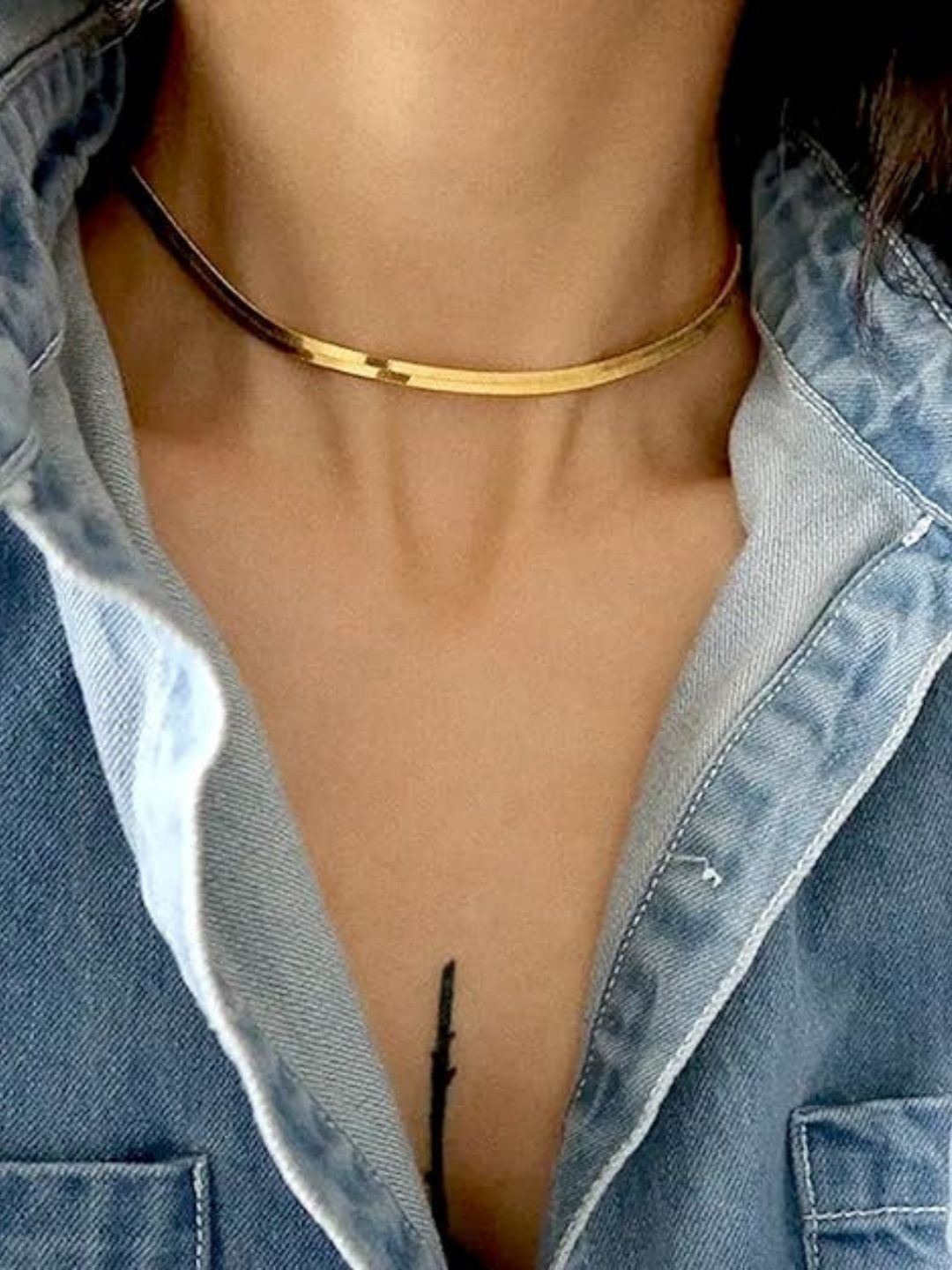 

DressBerry Gold-Plated Stainless Steel Necklace