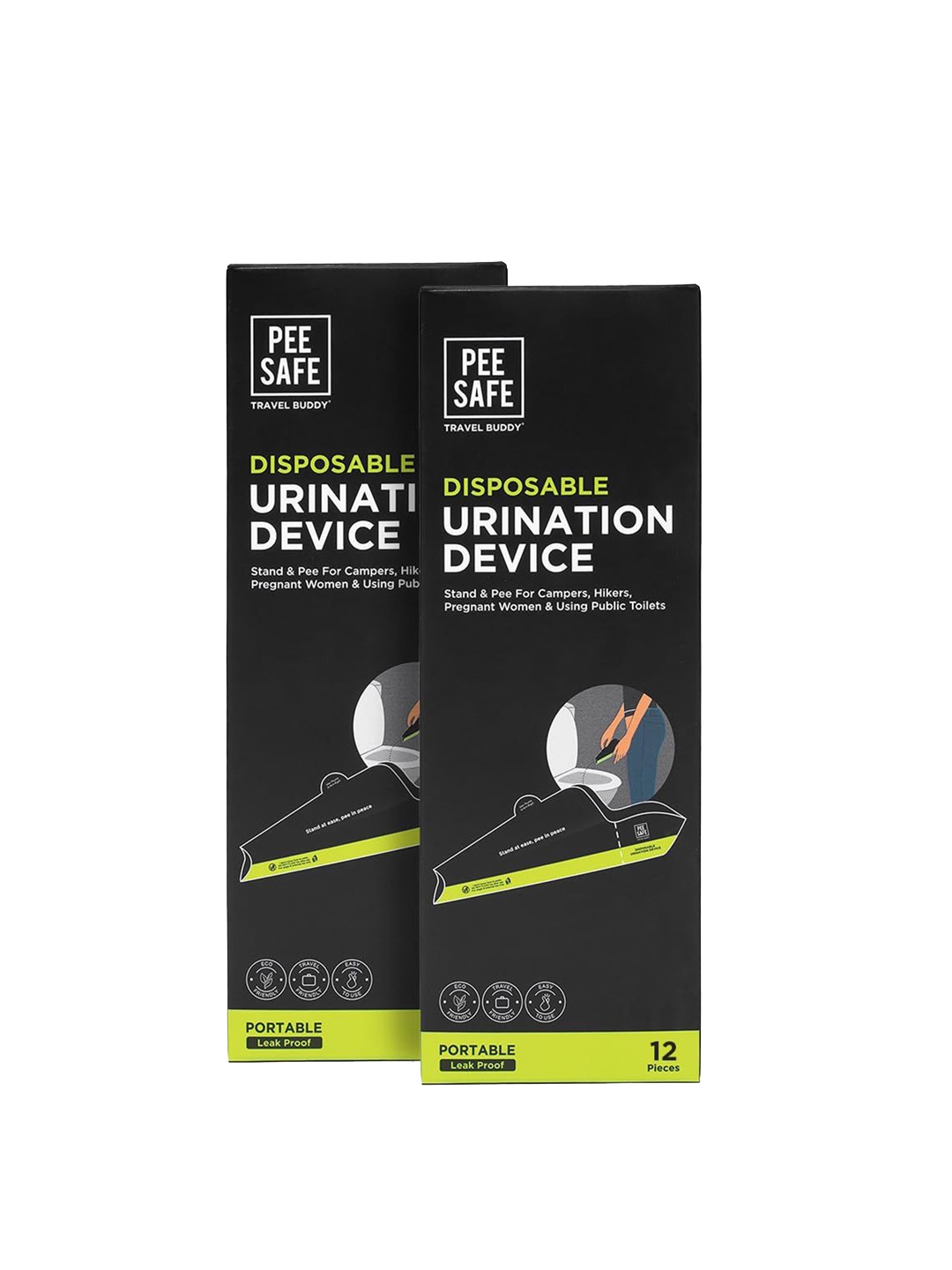 

PEESAFE Disposable Female Urination Device- 24 Funnels, Yellow