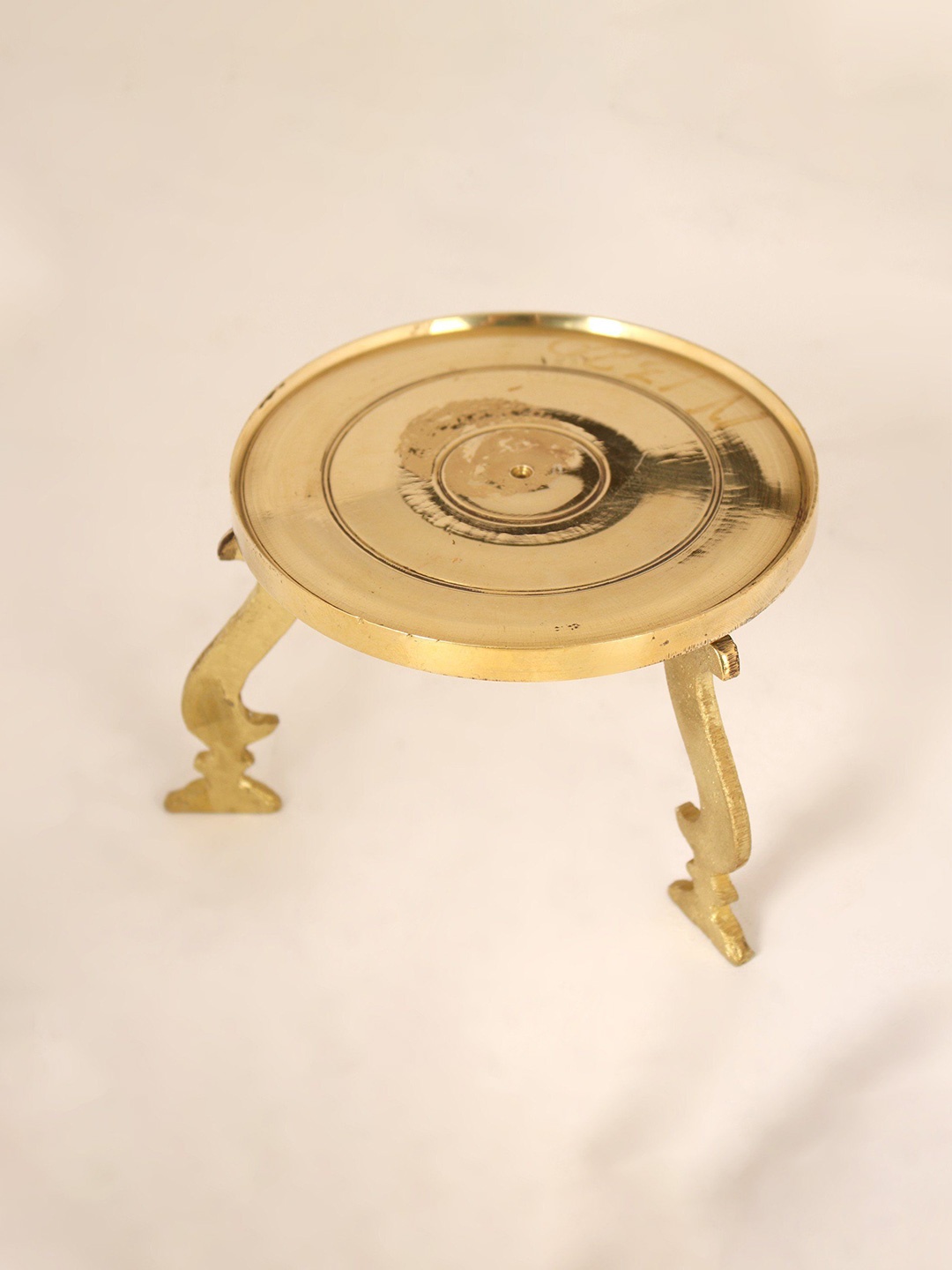 

Exotic India 3" Brass Stand, Gold