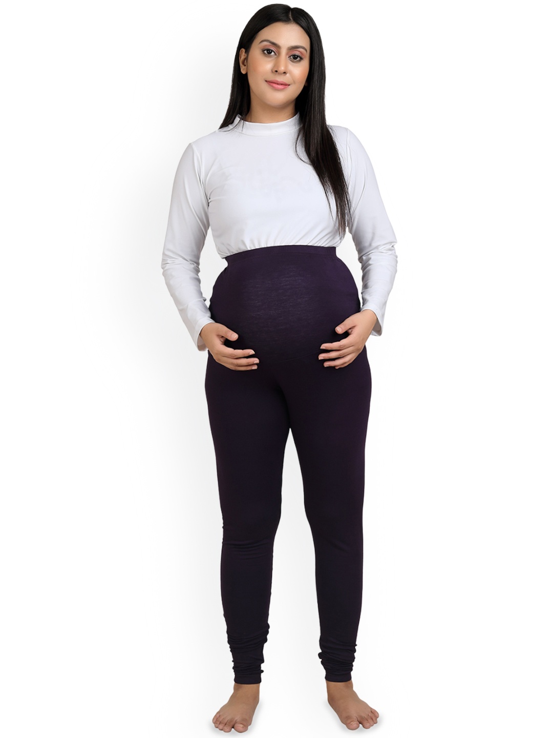 

Uzazi Churidar-Length Maternity Leggings, Violet