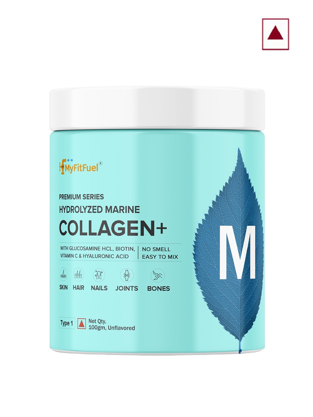 

MyFitFuel Premium Series Hydrolyzed Marine Collagen+ - 100g, Cream