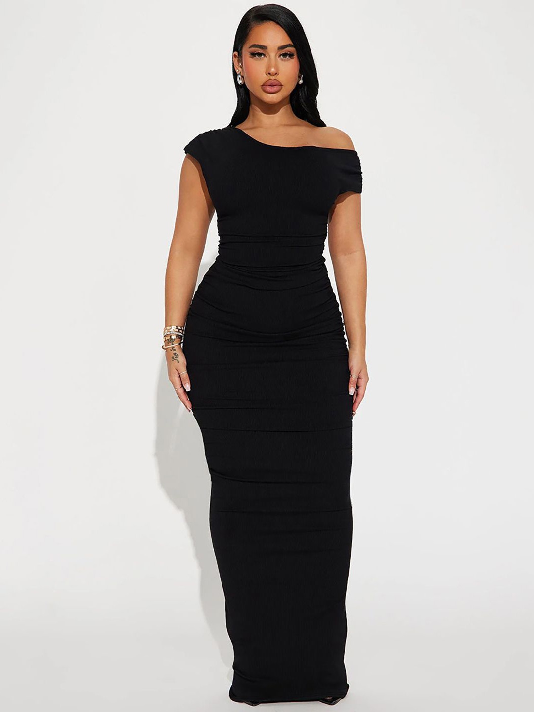 

StyleCast x Revolte Bodycon Maxi Dress, Black