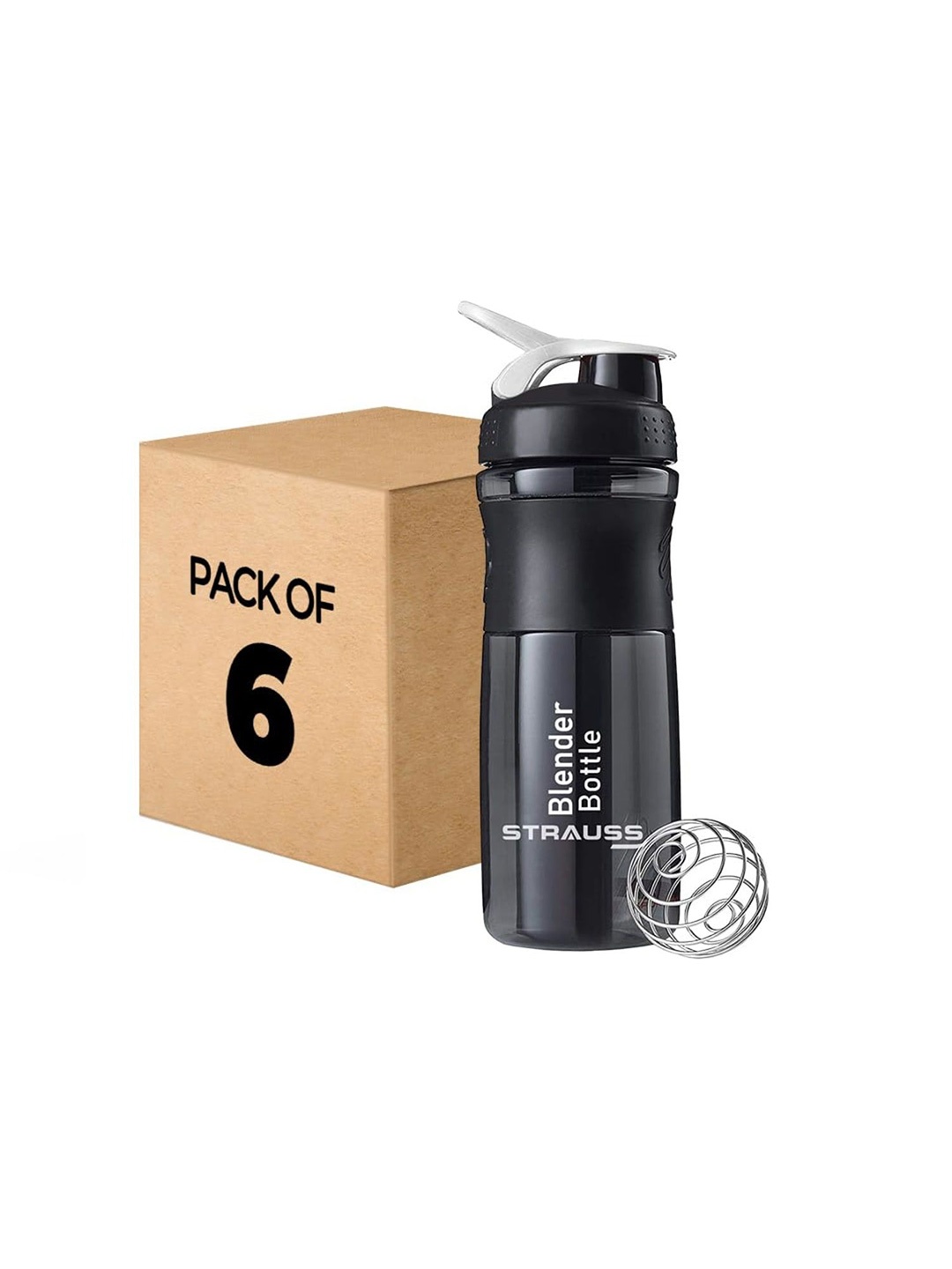 

STRAUSS Black & White Printed Water Bottle 760 ml