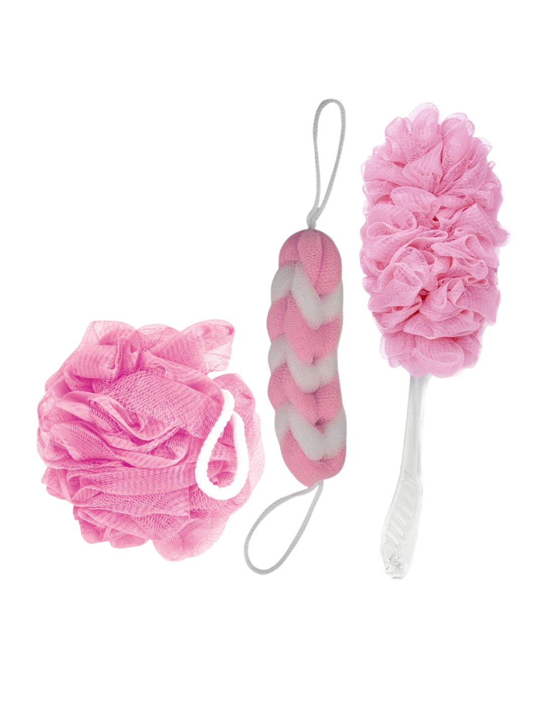 

CareDone Set Of 3 Bath Loofah - Pink