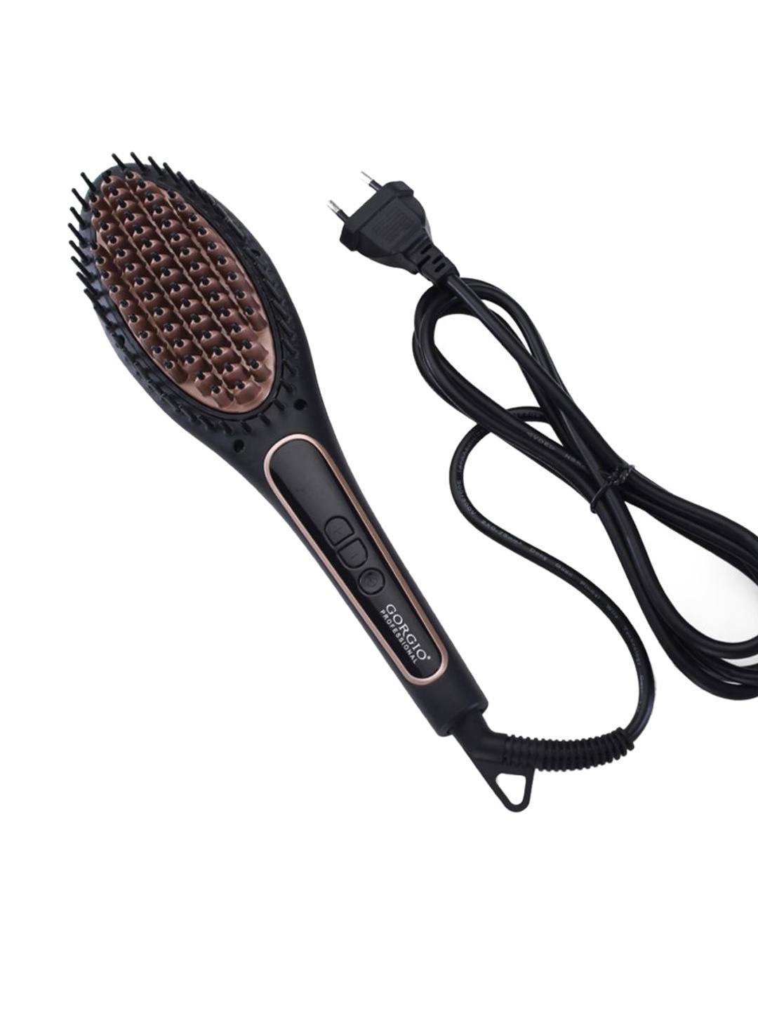 

GORGIO PROFESSIONAL Hair Straightener Brush HB6030, Black