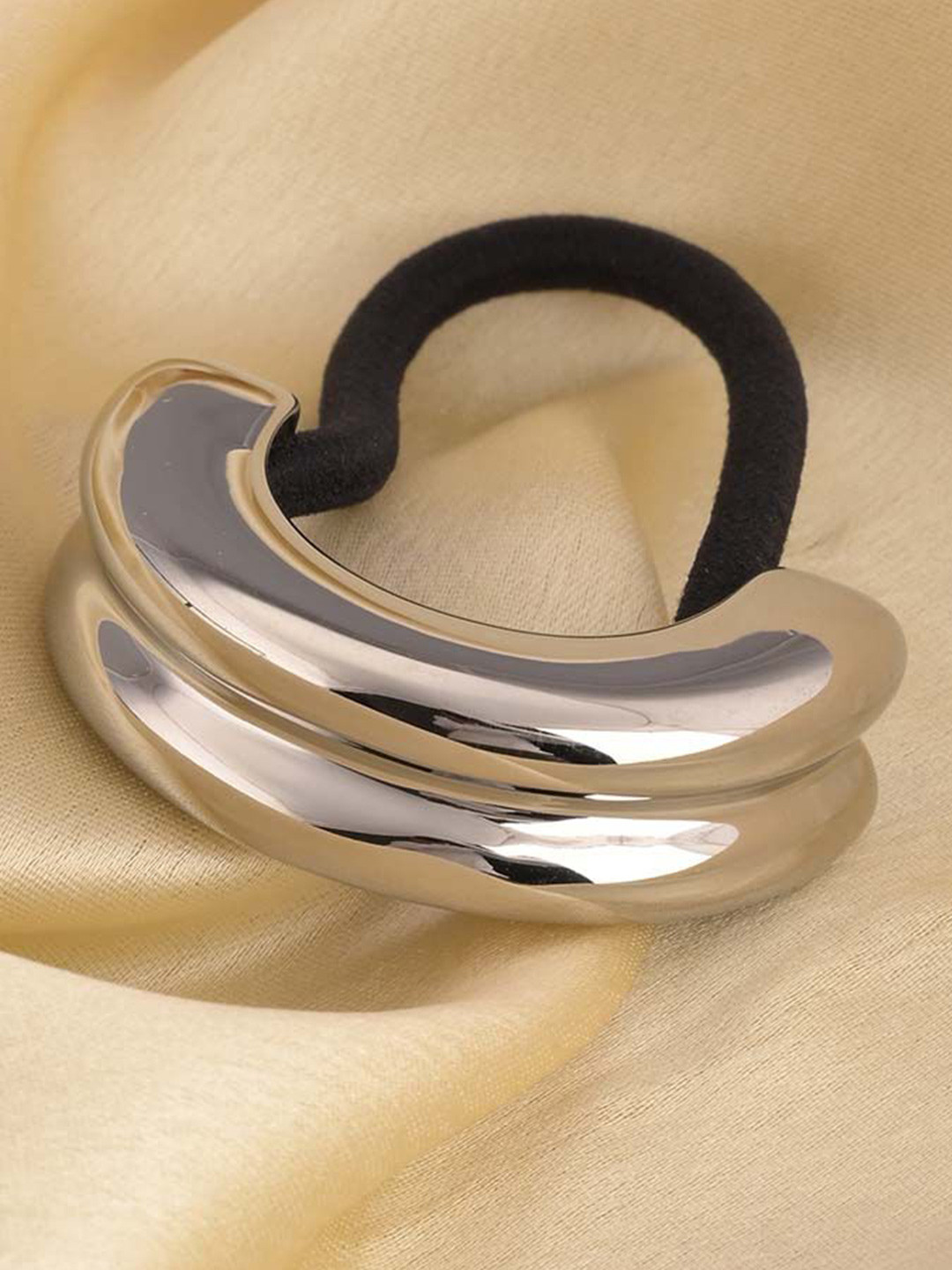 

PALMONAS Women Ponytail Holder, Silver