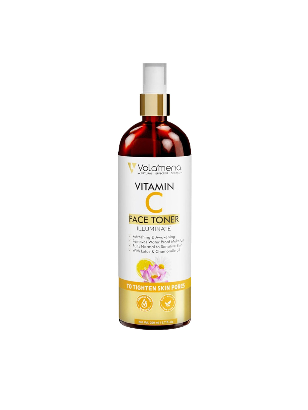 

Volamena Vitamin-C Face Toner For Pores 200ml, White