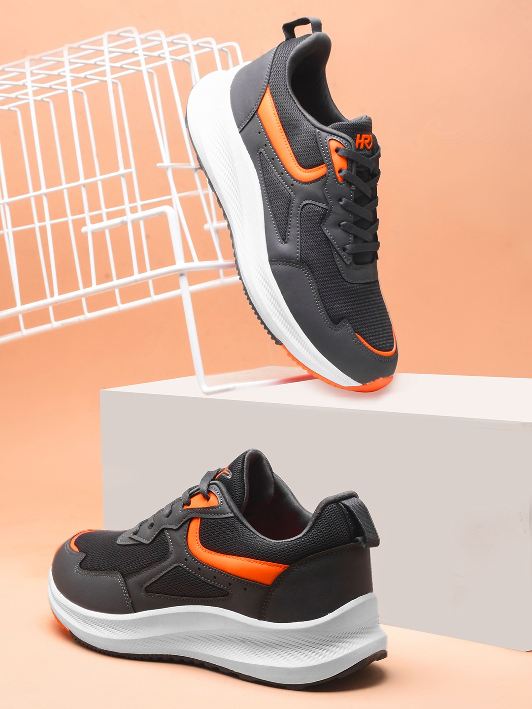 

HRX by Hrithik Roshan Men Mesh Running Shoes, Grey