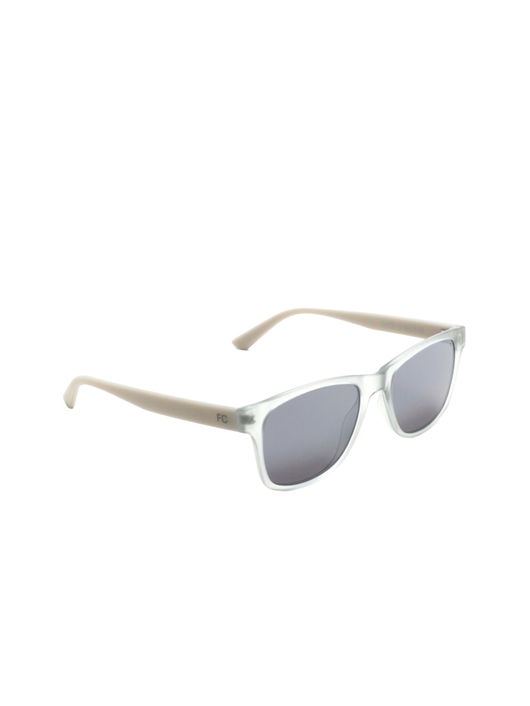 

French Connection Unisex Square Sunglasses with UV Protected Lens FC 7582 C3, Silver