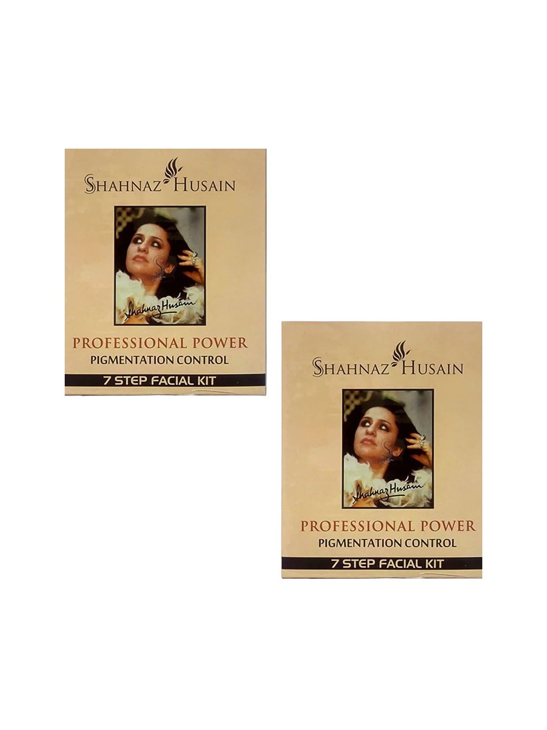 

Shahnaz Husain Professional Power Pigmentation Control 7 Step Facial Kit - 45g + 15ml, Beige