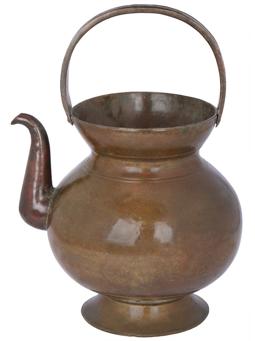 

Exotic India 12" Brass Heavy Kamandalu, Brown