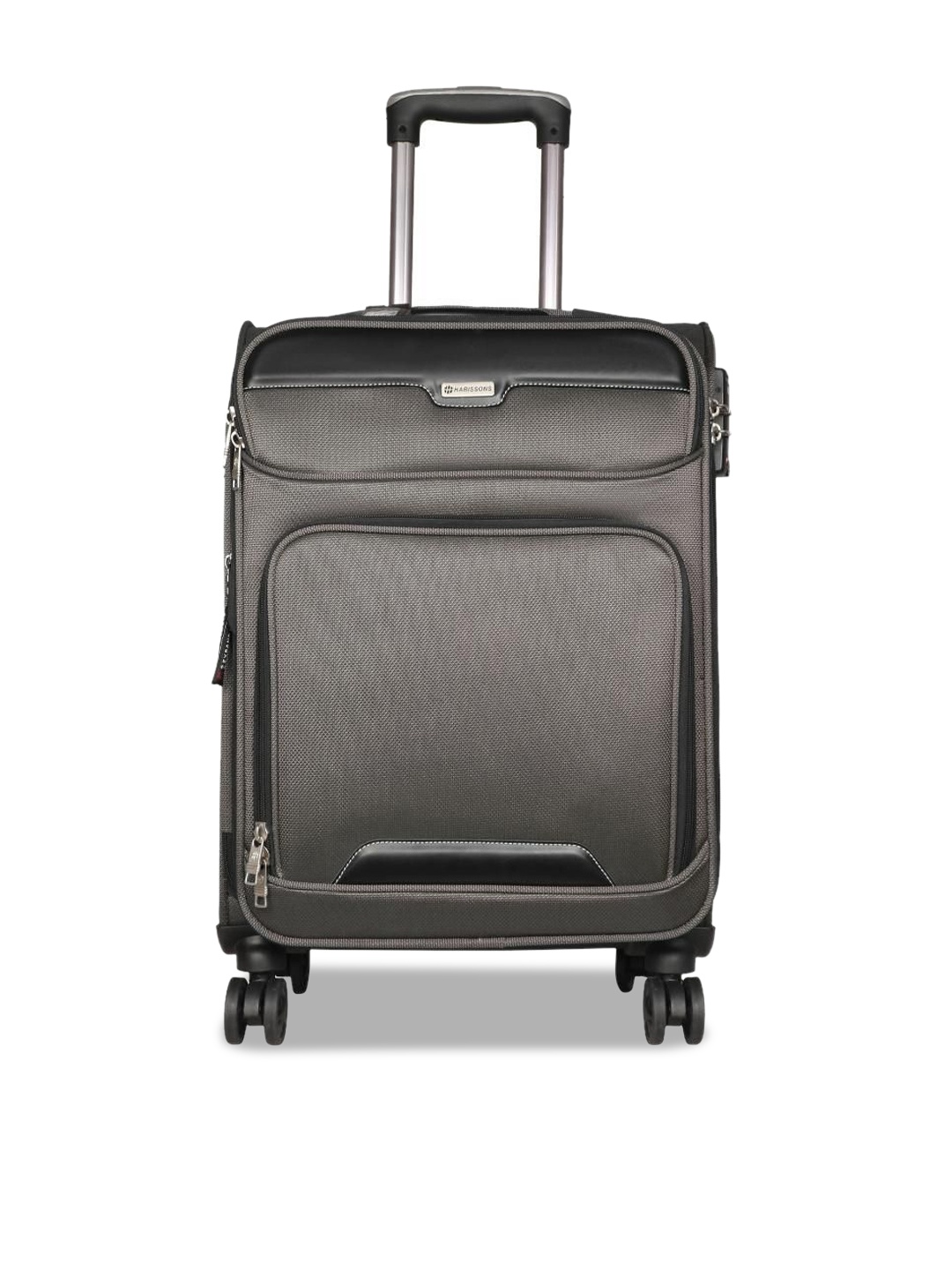 

Harissons Textured Soft-Sided Large Trolley Bag, Grey