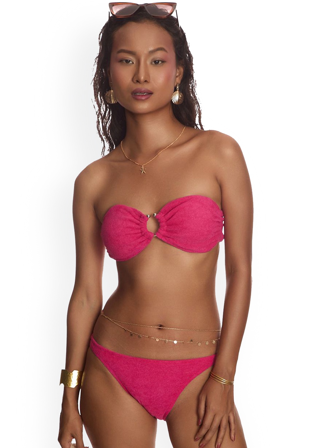 

Lemonlords Women Cotton Swim Bottoms, Pink