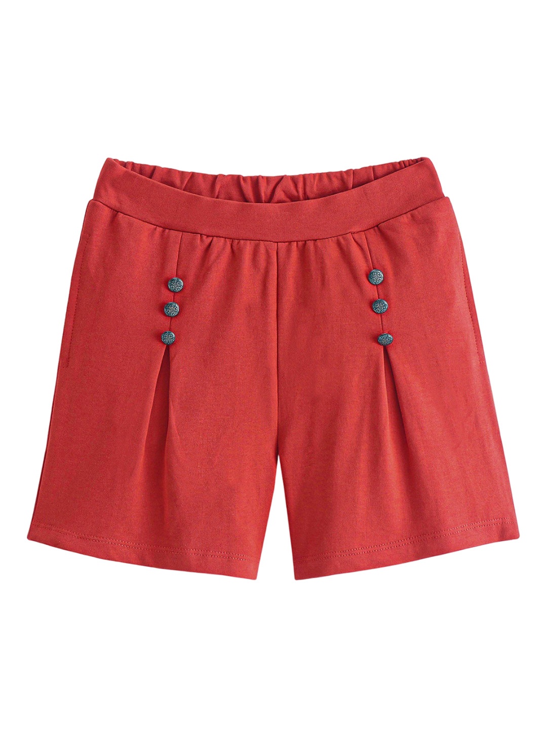 

Honeyhap Solid Girls Shorts, Orange