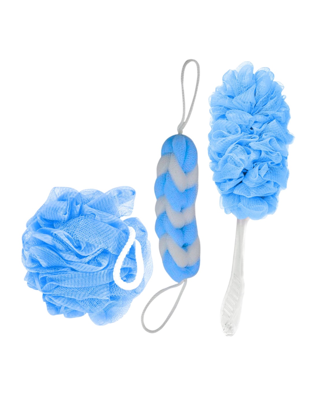 

CareDone Set Of 3 Bath Loofah - Blue