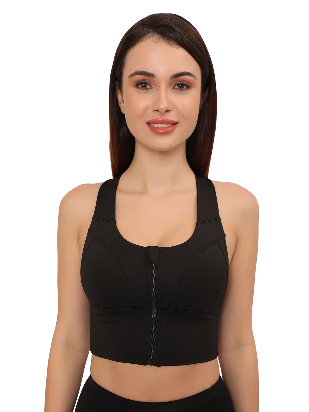 

Glamoras Women Non-Wired Bra Full Coverage, Black