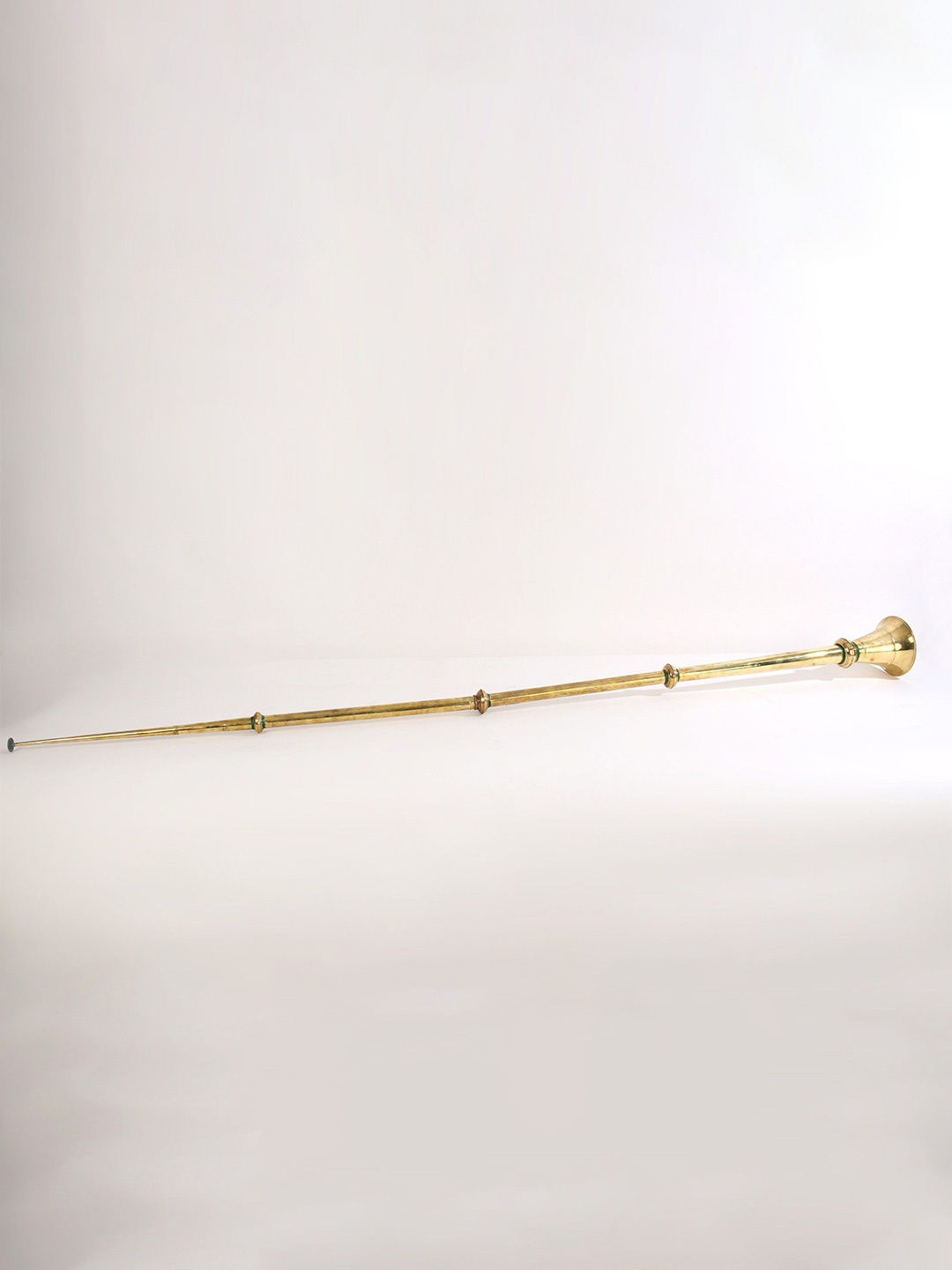 

Exotic India South Indian Brass Tharai, Gold
