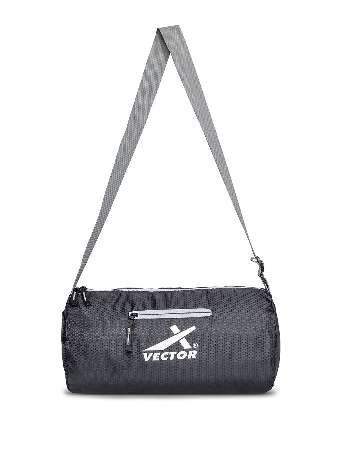 

VECTOR X Bag-Attacker Printed Medium Foldable Sports or Gym Duffel Bag, Black