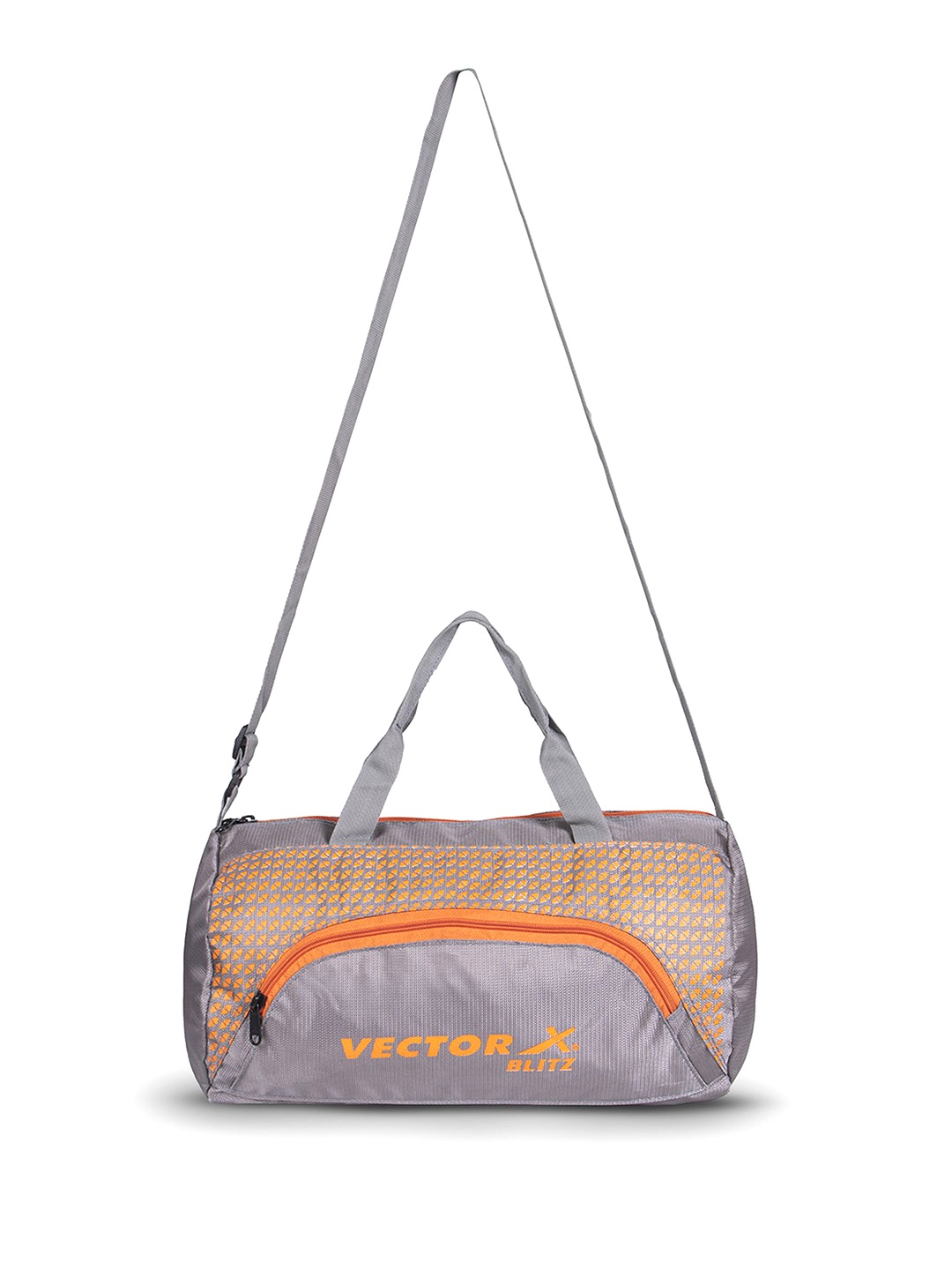 

VECTOR X Printed Medium Foldable Sports Duffel Bag, Grey