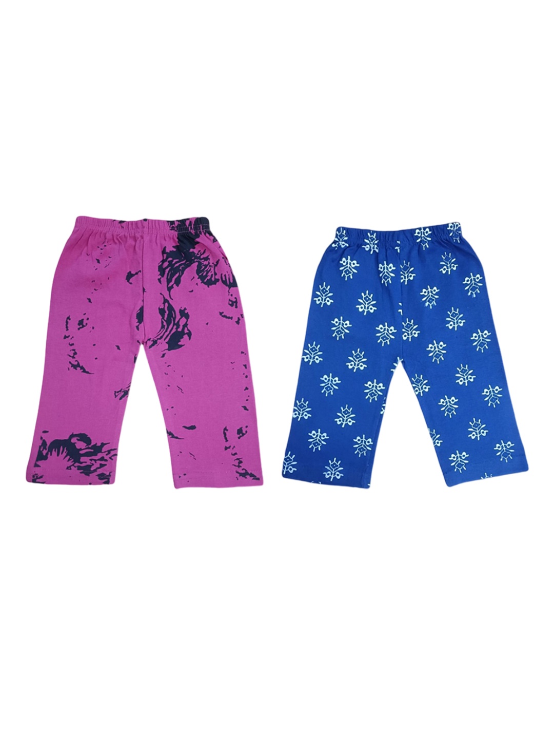 

BAESD Infants Pack Of 2 Printed Mid Rise Track Pants, Magenta